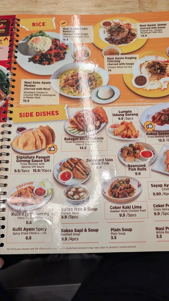 Menu, D'Bakmie @ Lygon St (Halal)