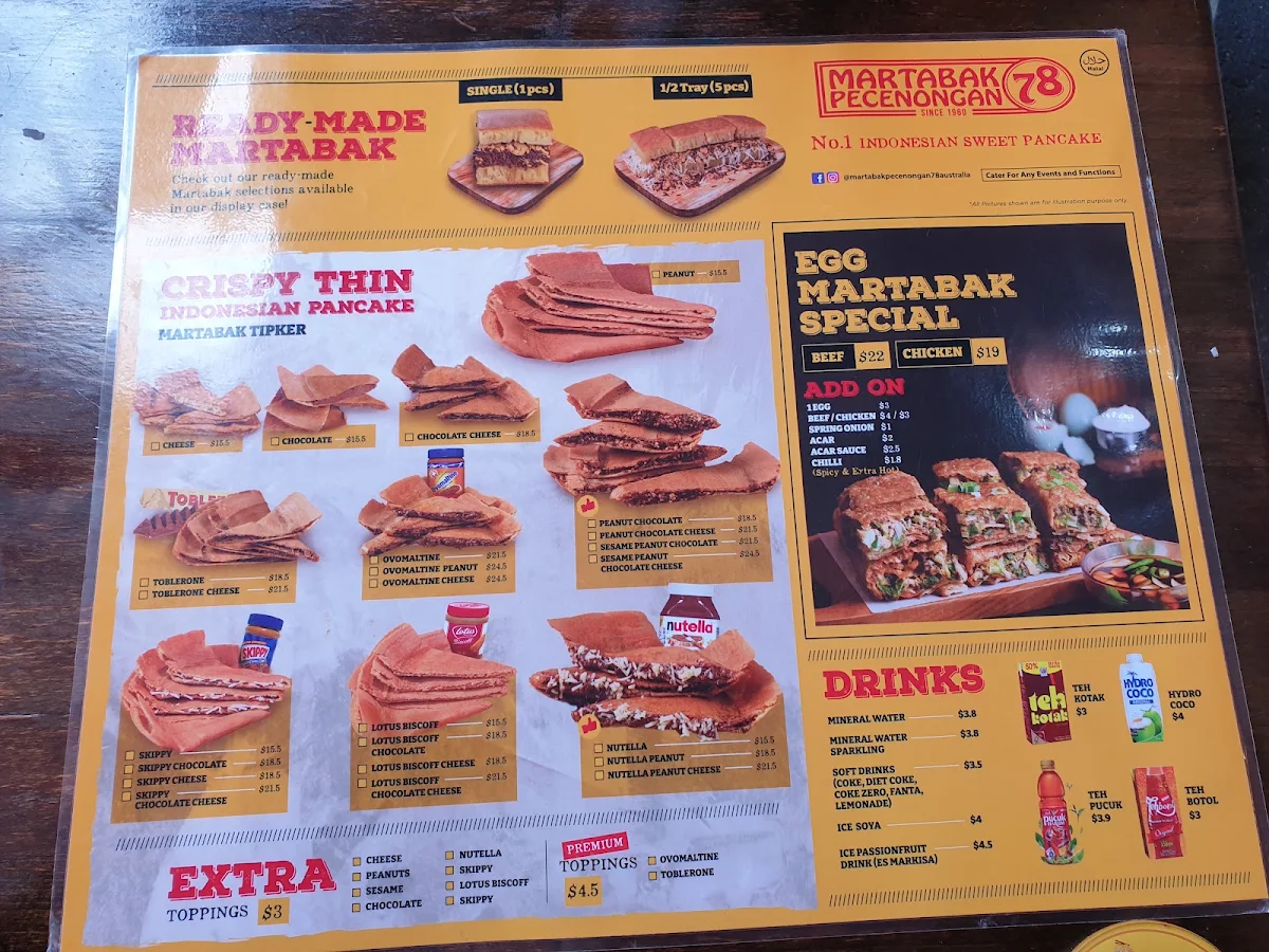Menu, D'Bakmie @ Lygon St (Halal)