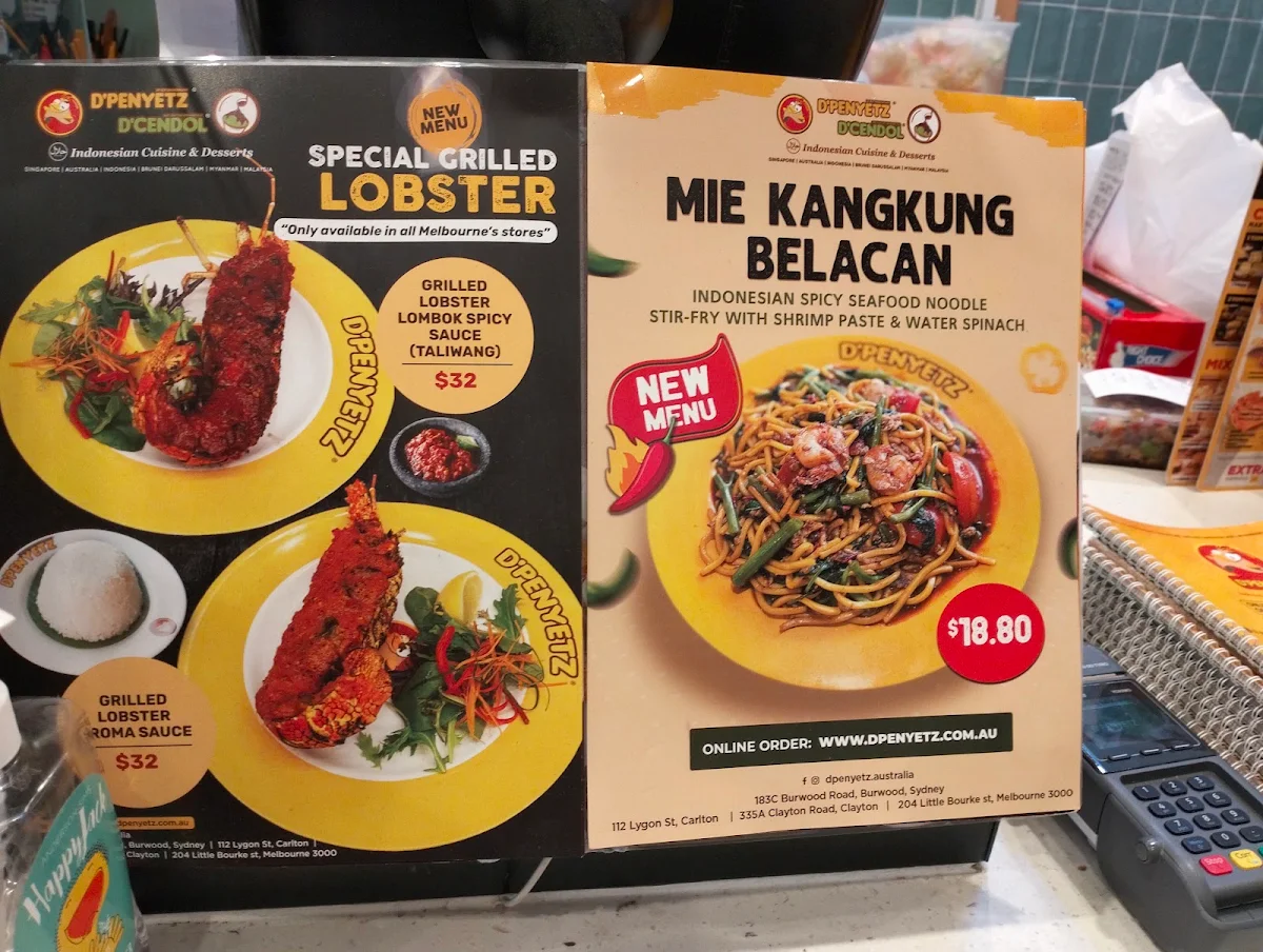 Menu, D'Bakmie @ Lygon St (Halal)
