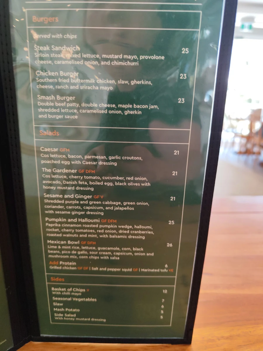 Menu, The Fiddler