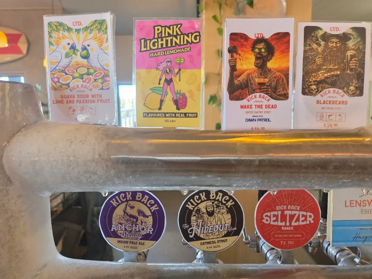Menu, Drifter's Pizza and Beer