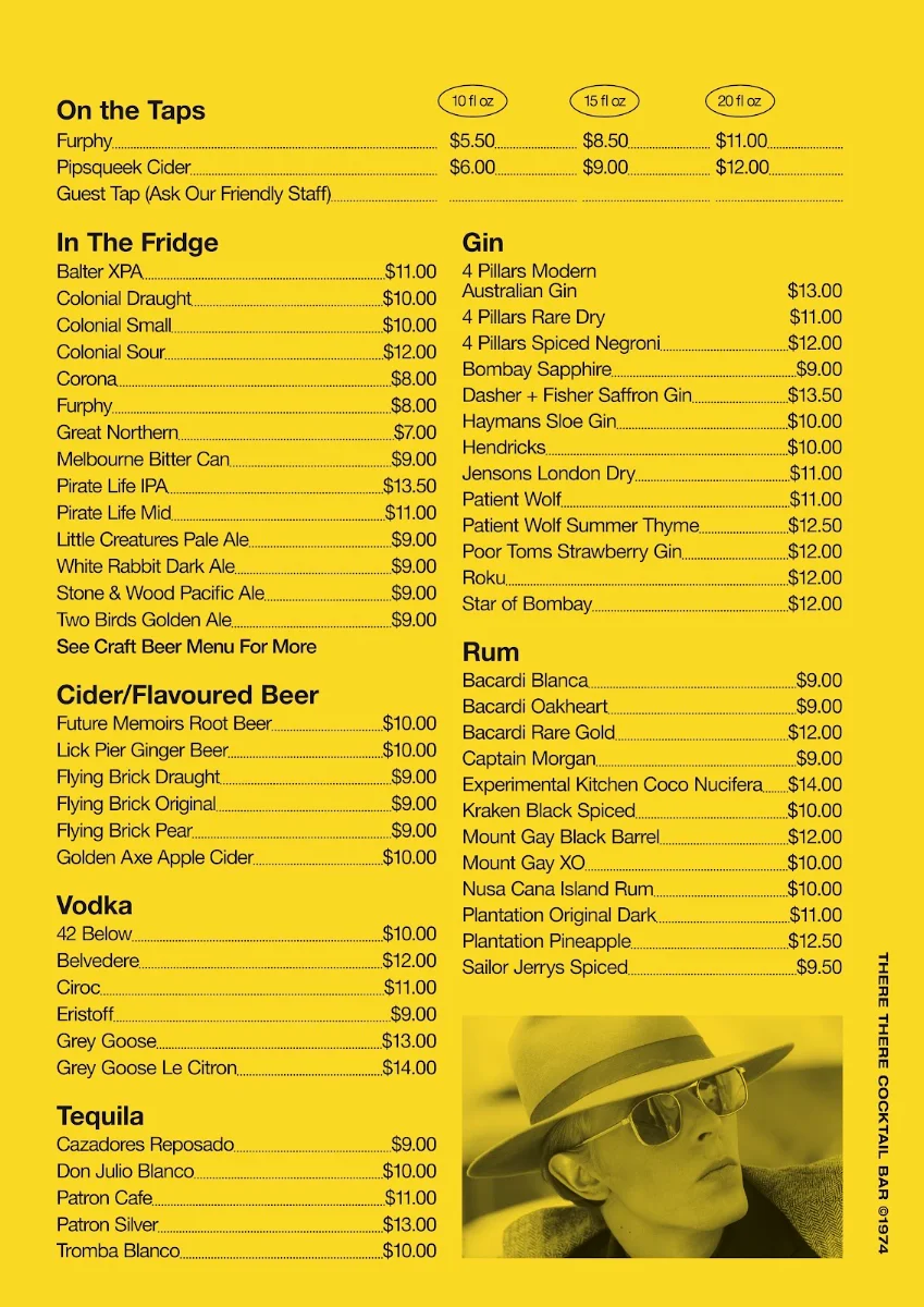 Menu, There There