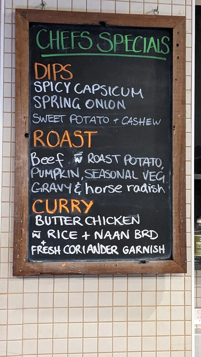 Menu, Broadway Hotel