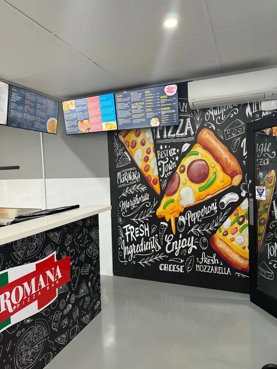 Menu, La Romana Pizza Bar Flagstaff Hill