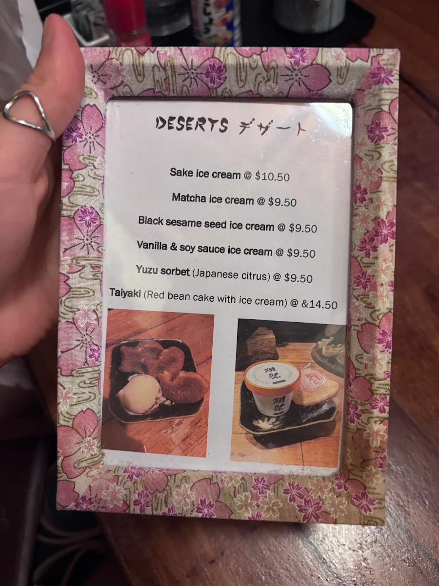 Menu, Kishi