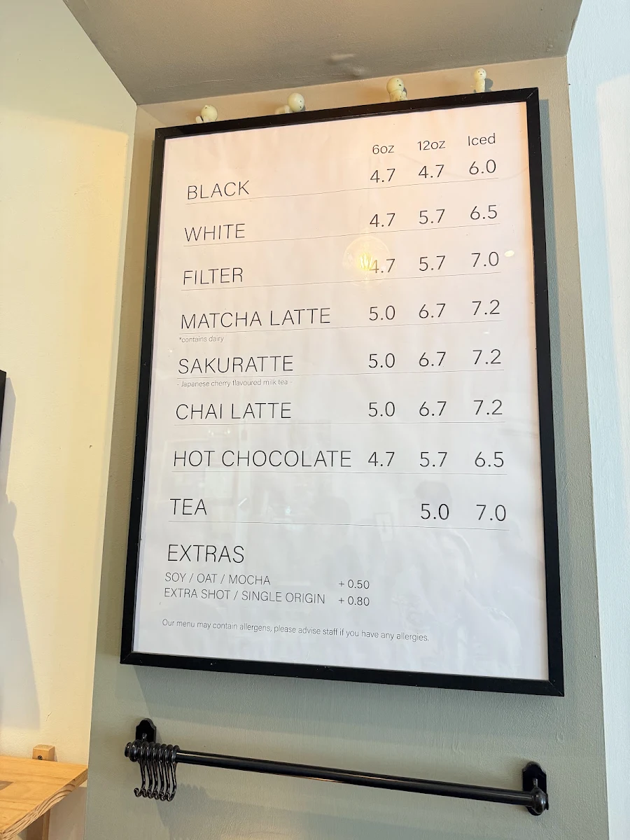 Menu, Little Rogue.