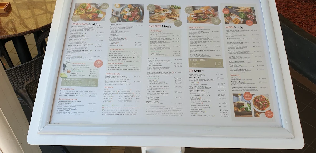 Menu, The Coffee Club Margaret Street Toowoomba