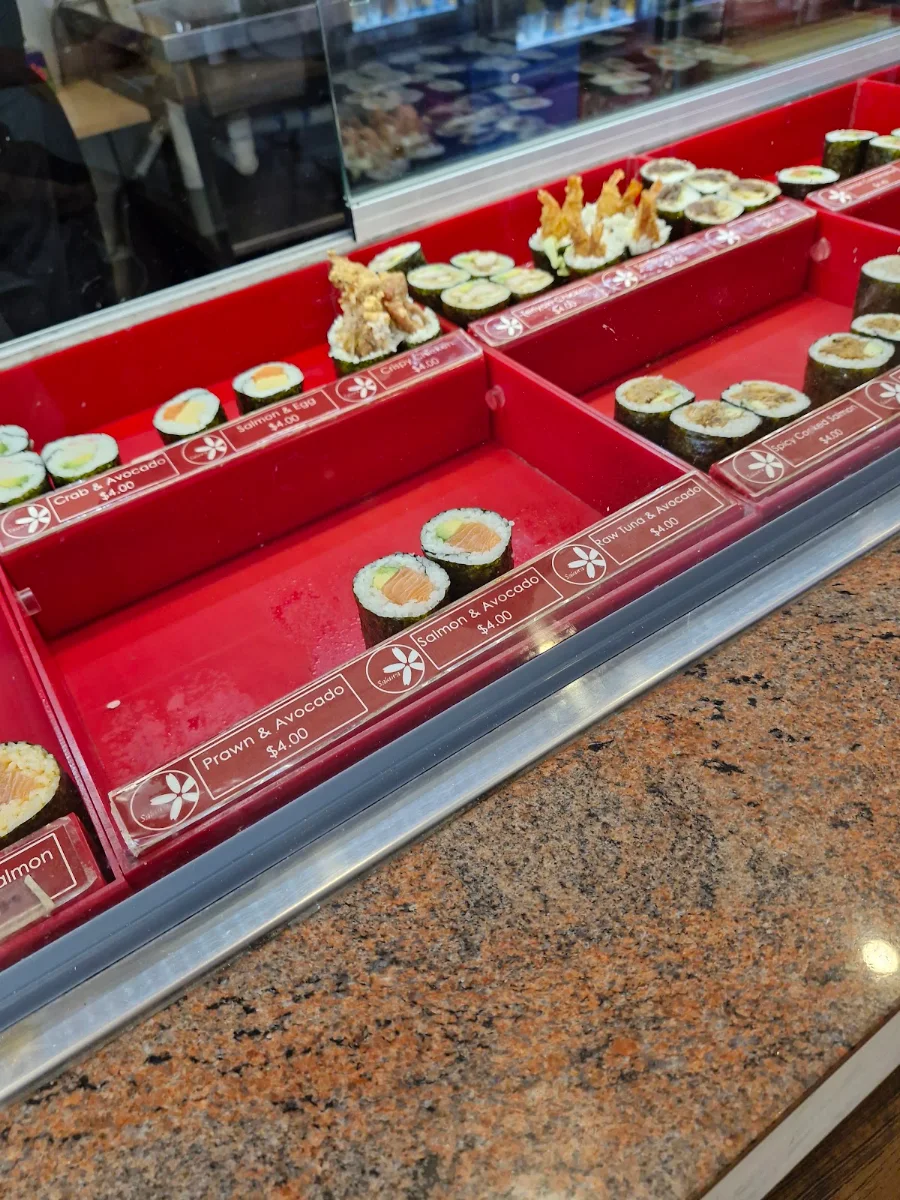 Menu, Sakura Sushi and Noodles
