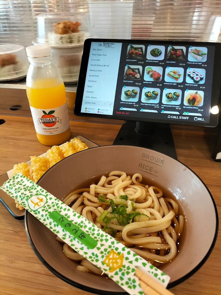 Menu, Brown Rice Peregian Springs