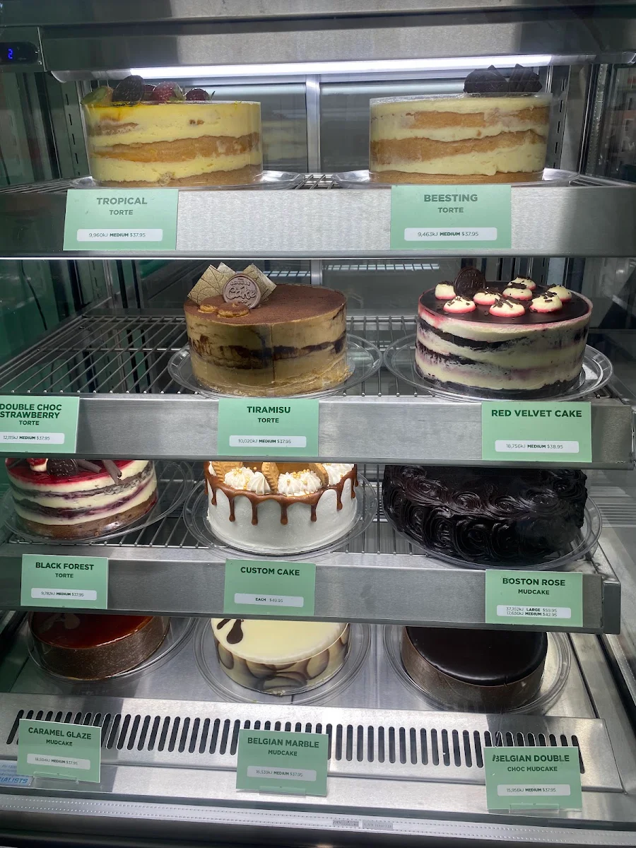 Menu, The Cheesecake Shop Kellyville