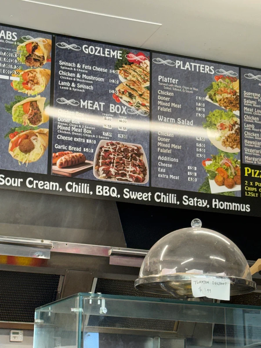 Menu, Sipra Kebab and Grill Yangebup