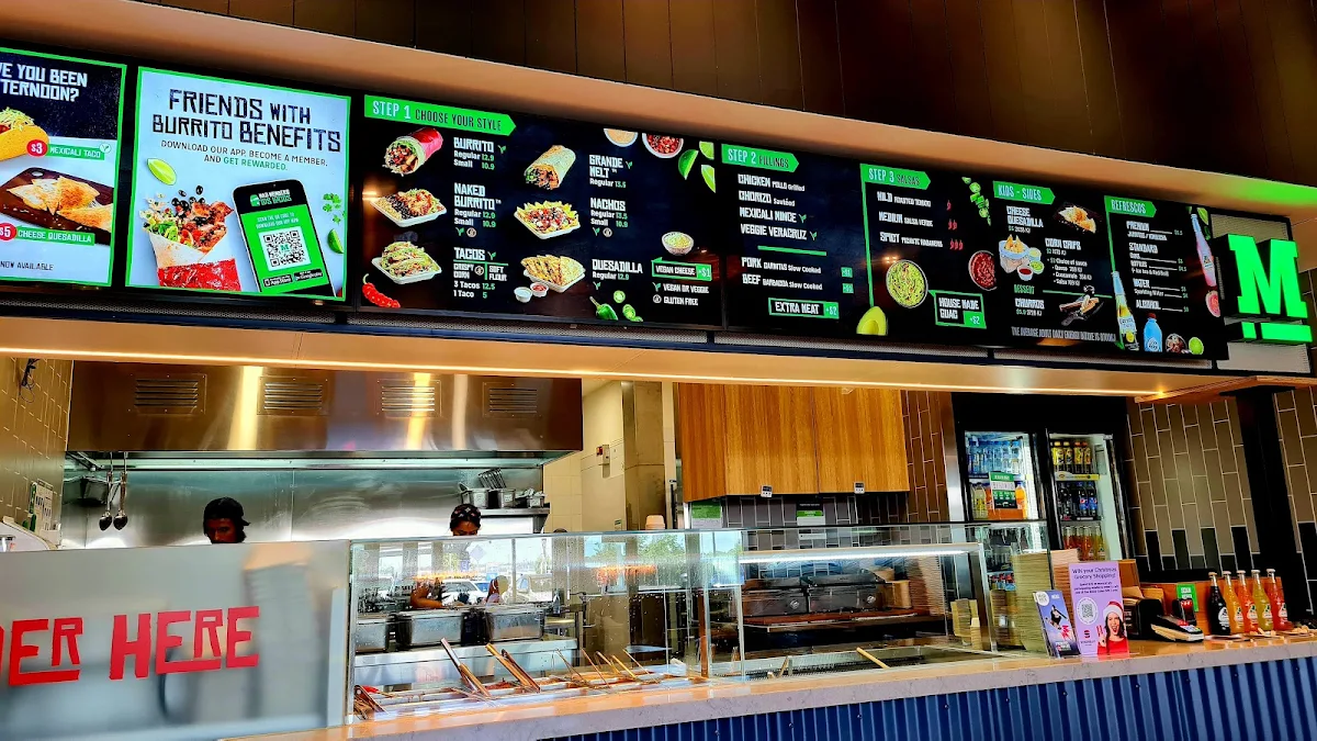 Menu, Mad Mex Schofields