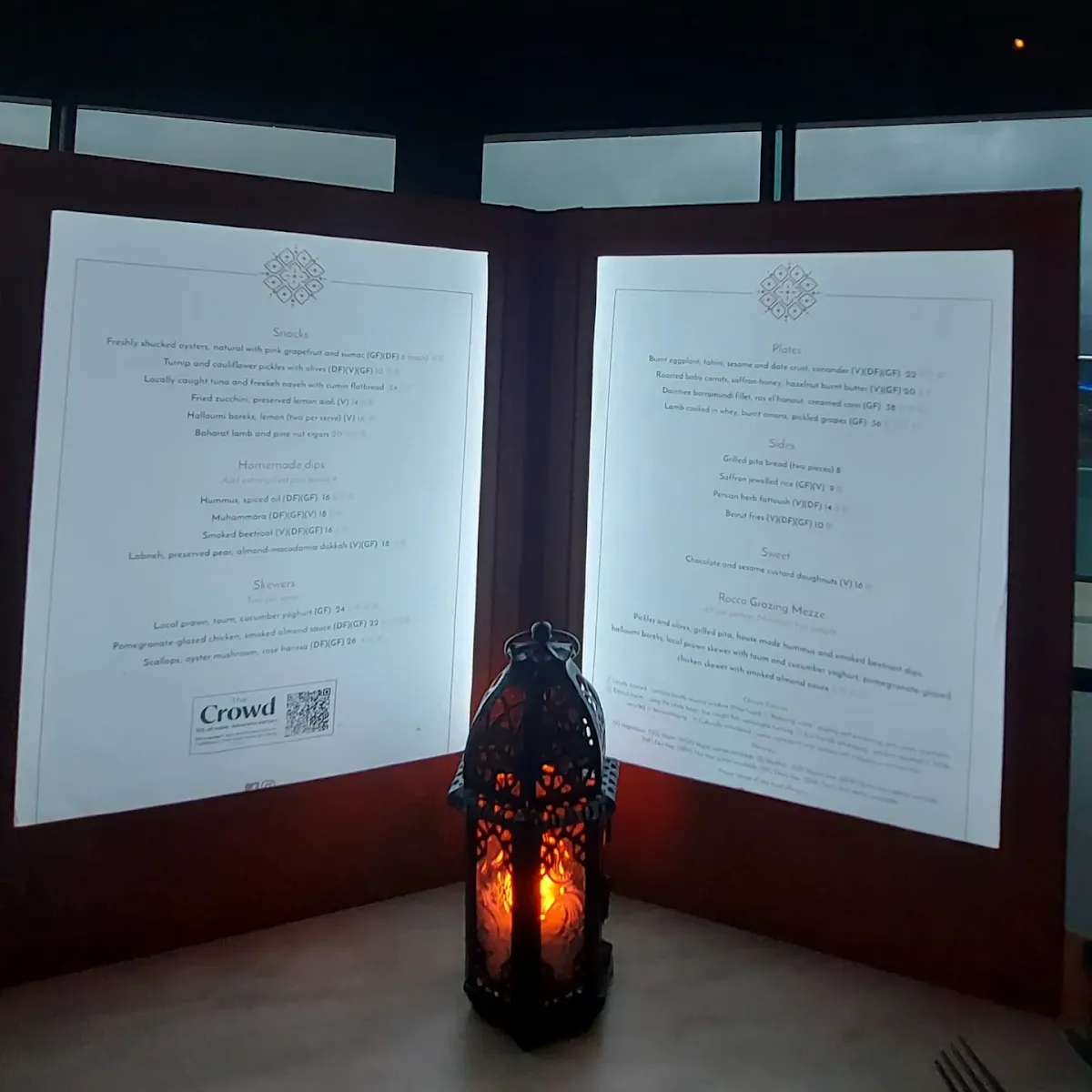 Menu, Rocco by Crystalbrook