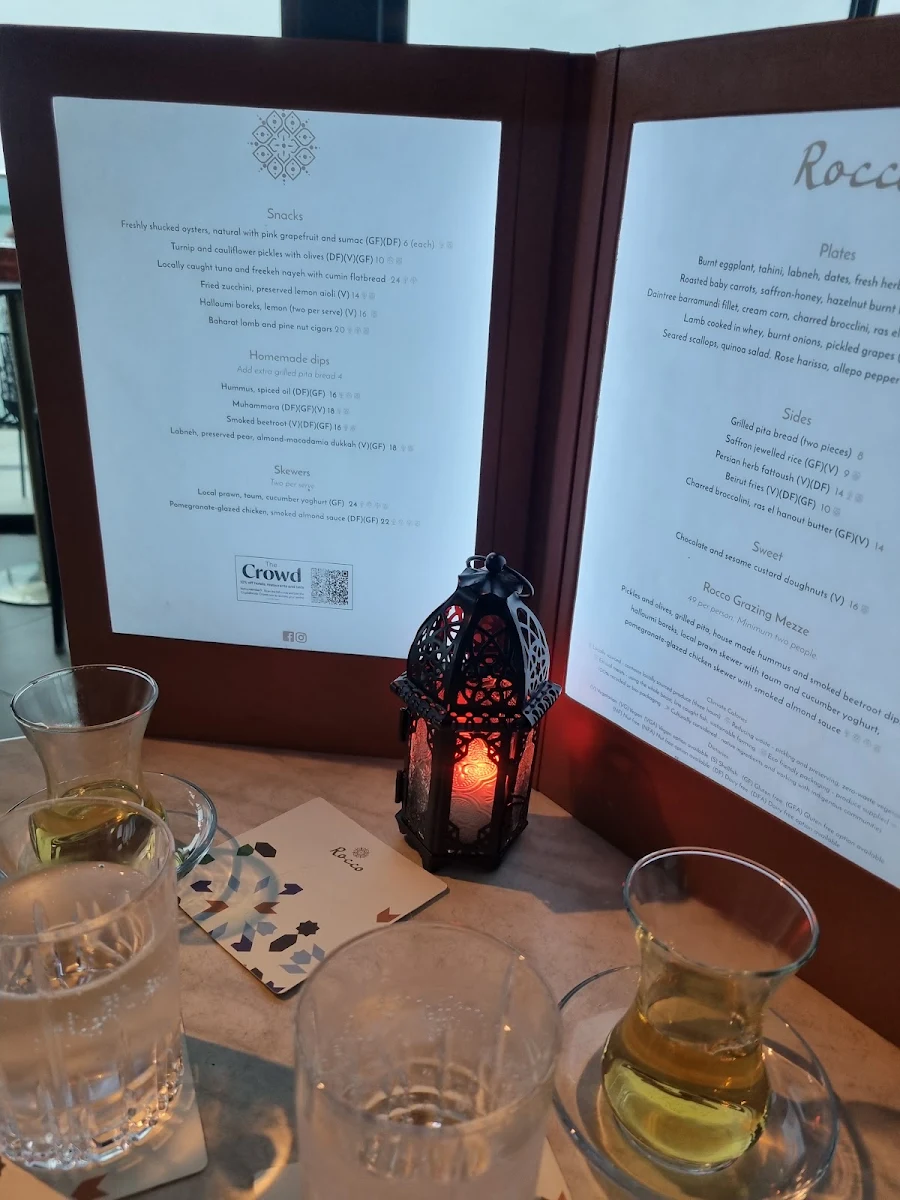 Menu, Rocco by Crystalbrook
