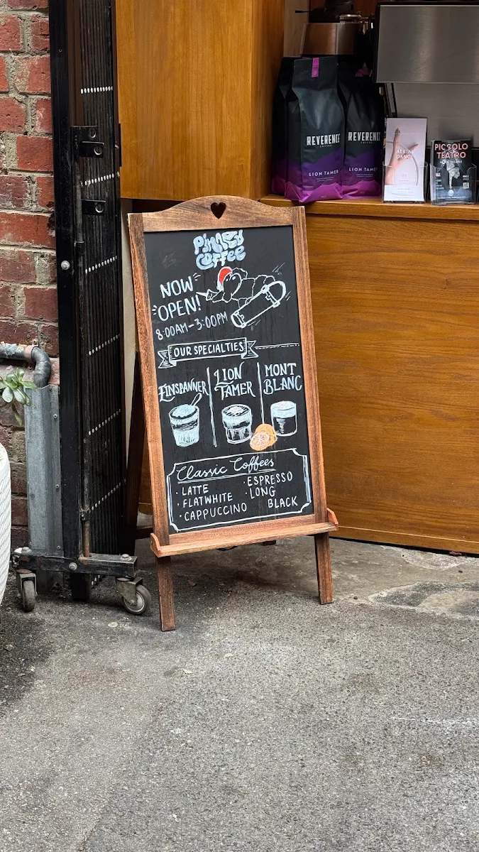 Menu, Pinned Coffee