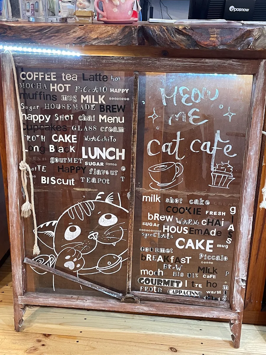 Menu, MeowMe Cat Cafe