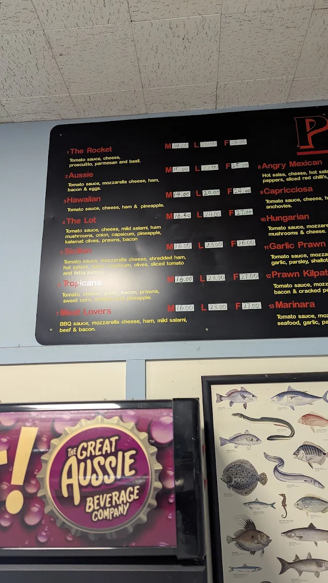 Menu, Terang Seafood