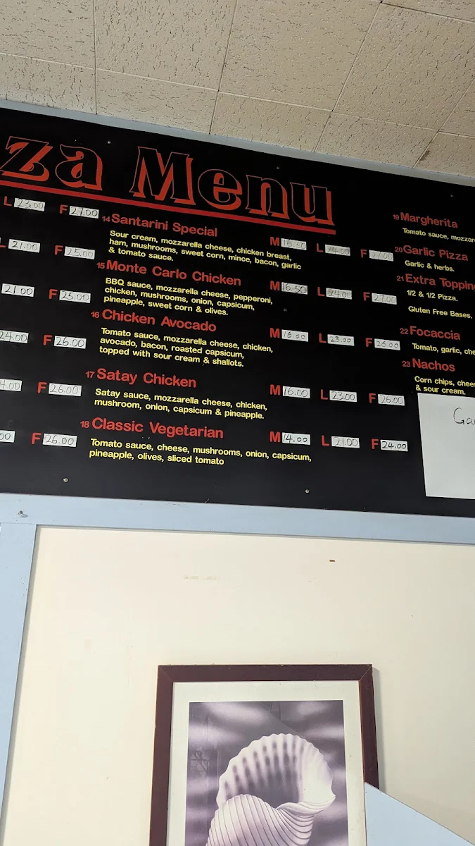 Menu, Terang Seafood