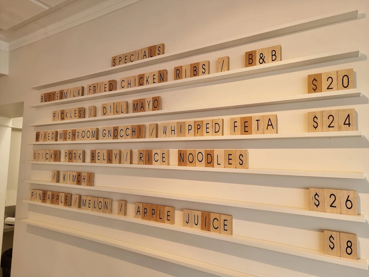 Menu, Albert & Co