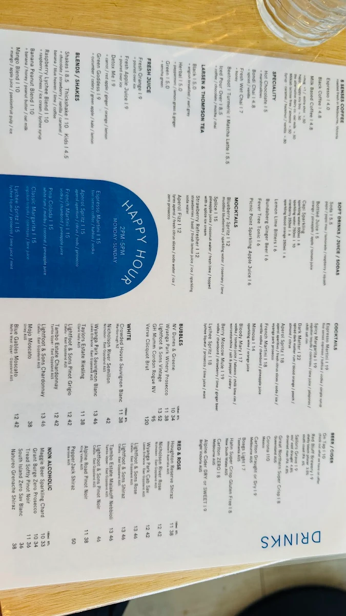 Menu, Albert & Co