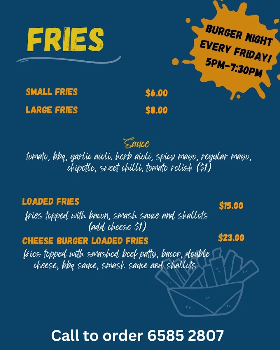 Menu, Vibe Coffee House