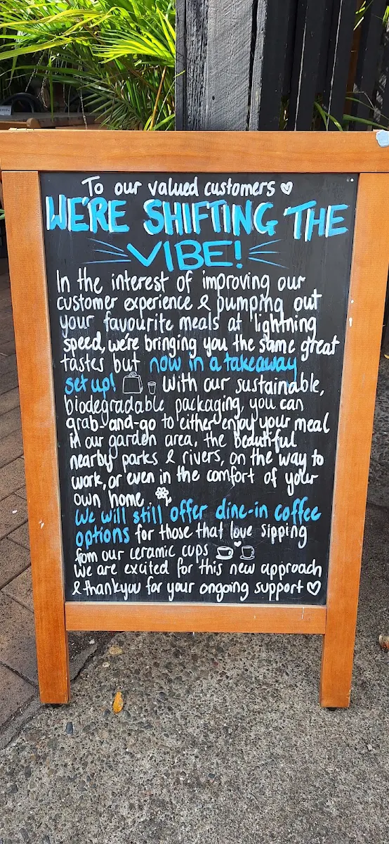 Menu, Vibe Coffee House