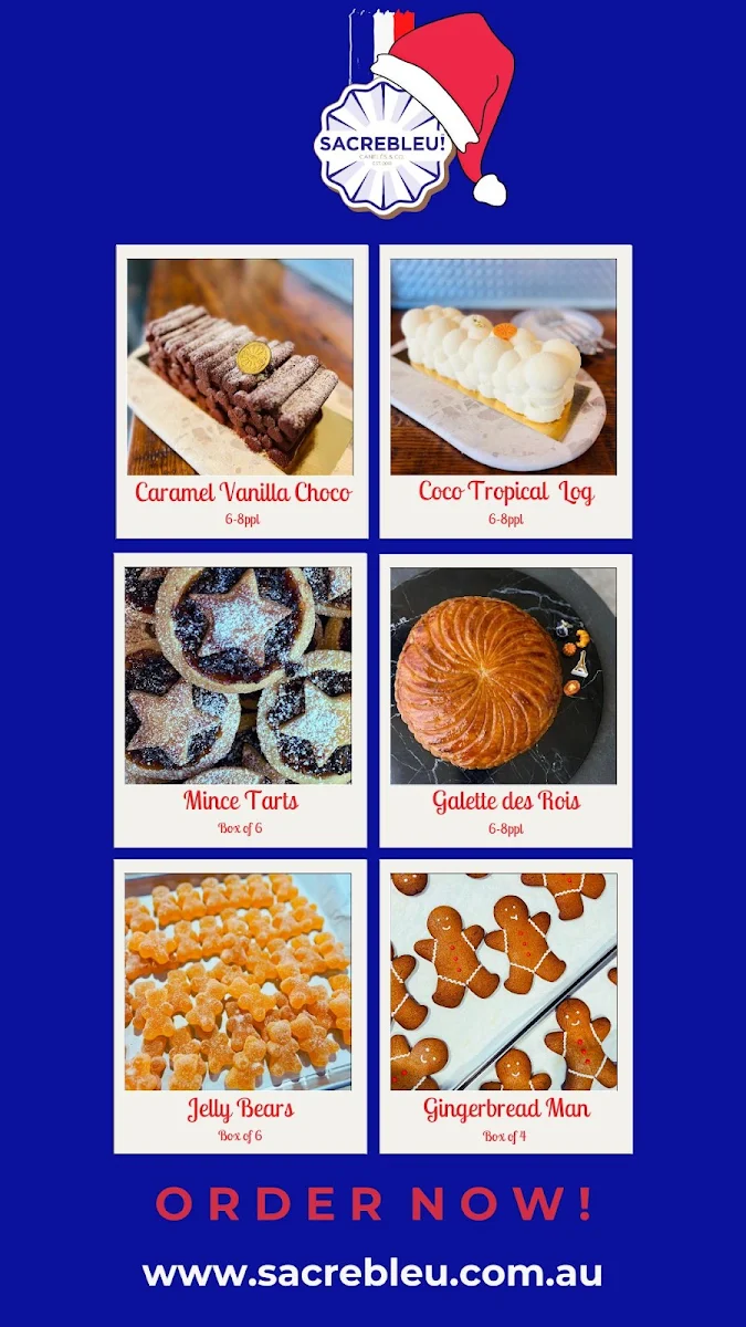 Menu, Sacrebleu ! Canelés & Co at Crown Sydney