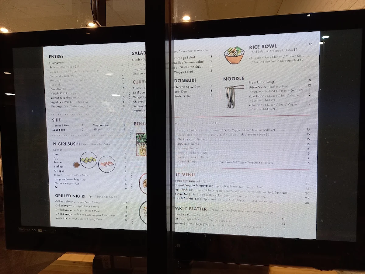 Menu, Sushi Shou Redland Bay