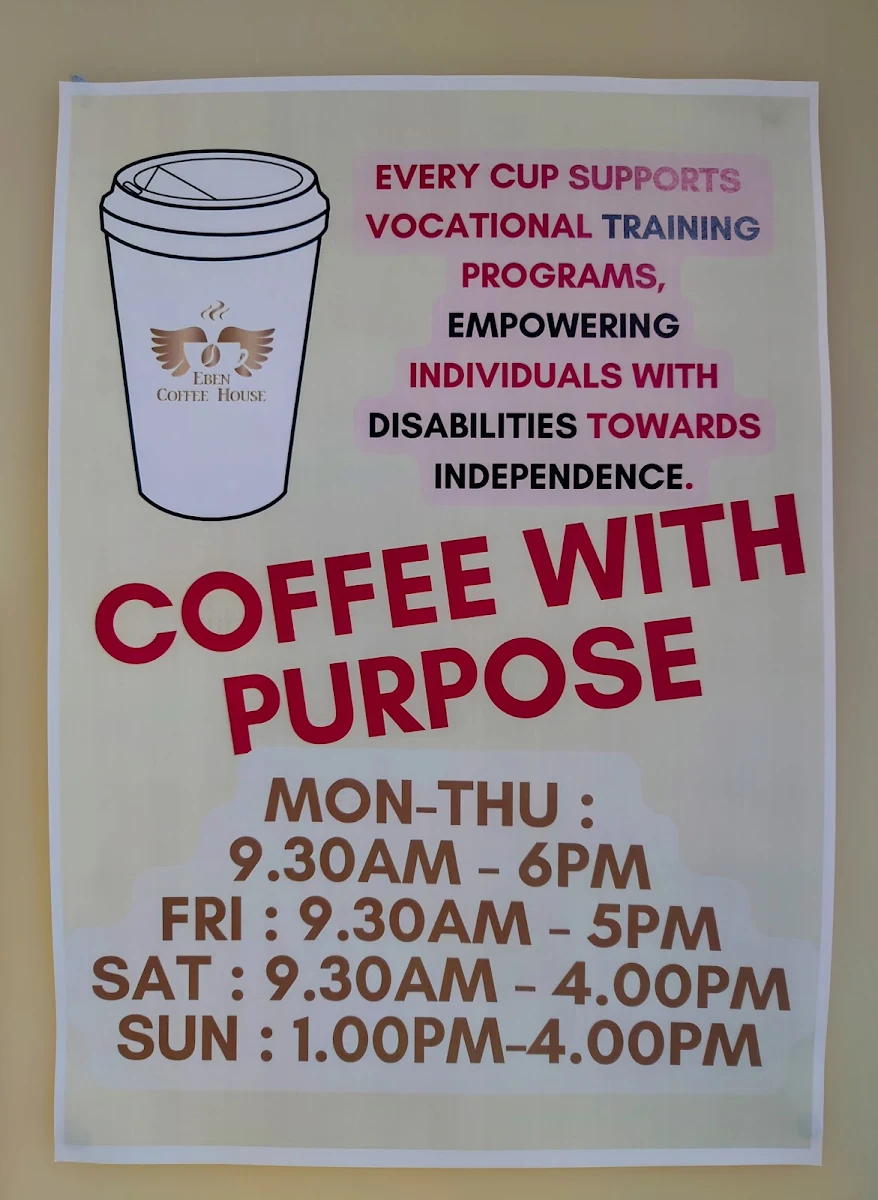 Menu, Eben Coffee House - Gift House