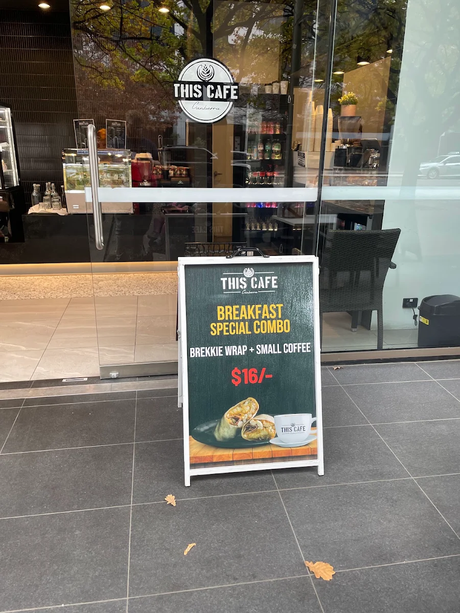 Menu, This Cafe