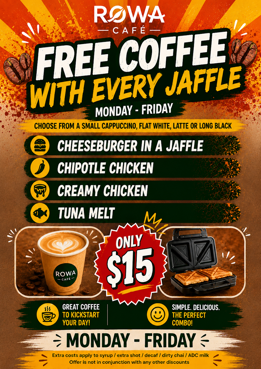 Menu, Rowa Café