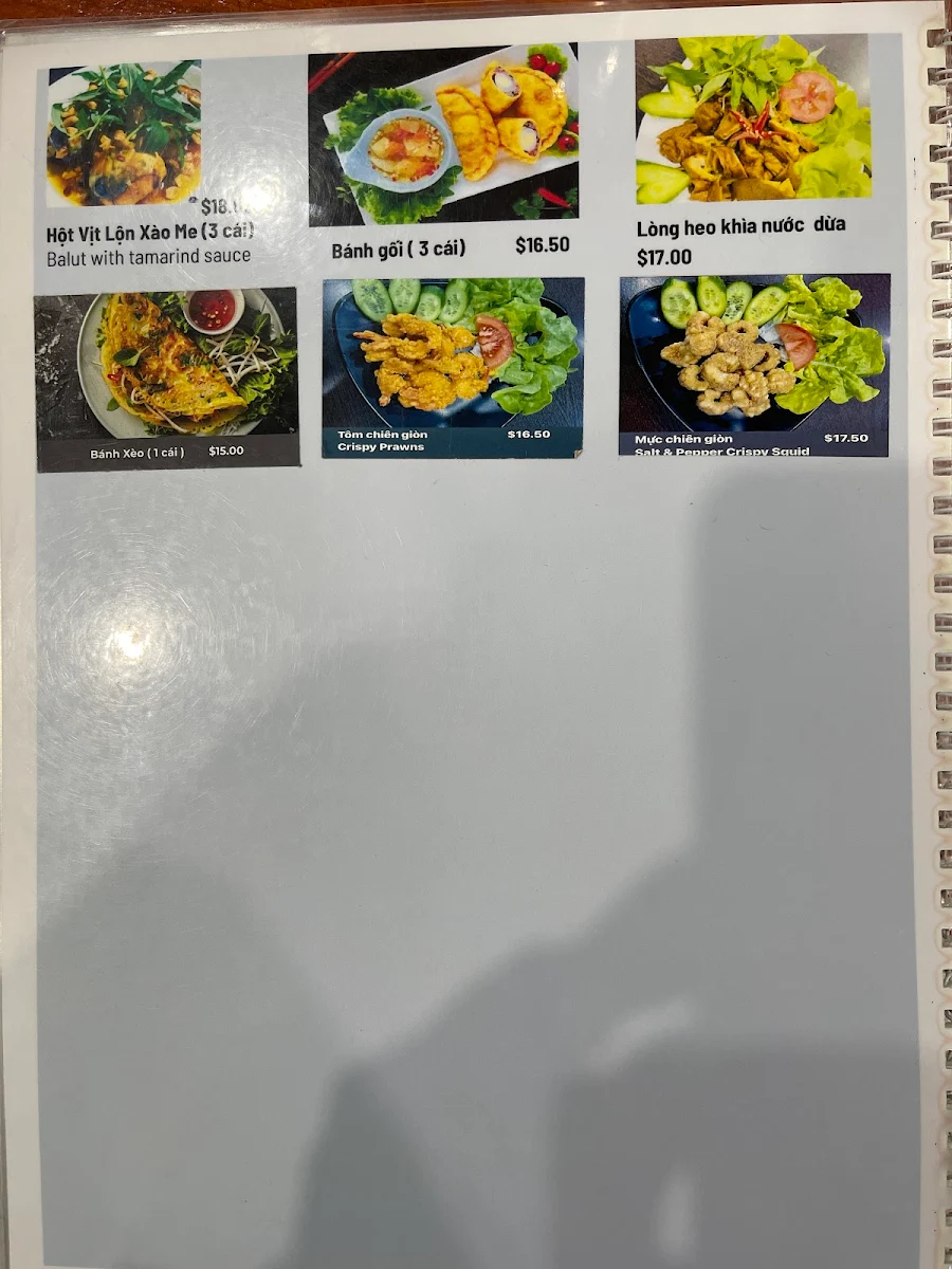 Menu, Huong Xua Cabramatta