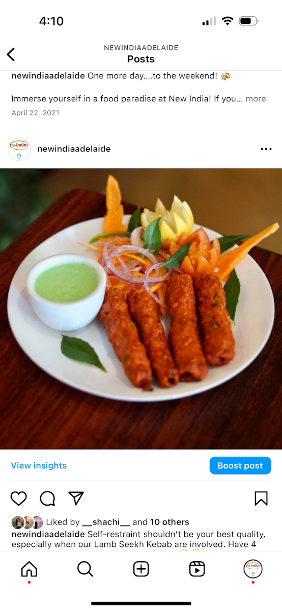 Menu, New India Restaurant - Northern Indian Restaurant Adelaide CBD