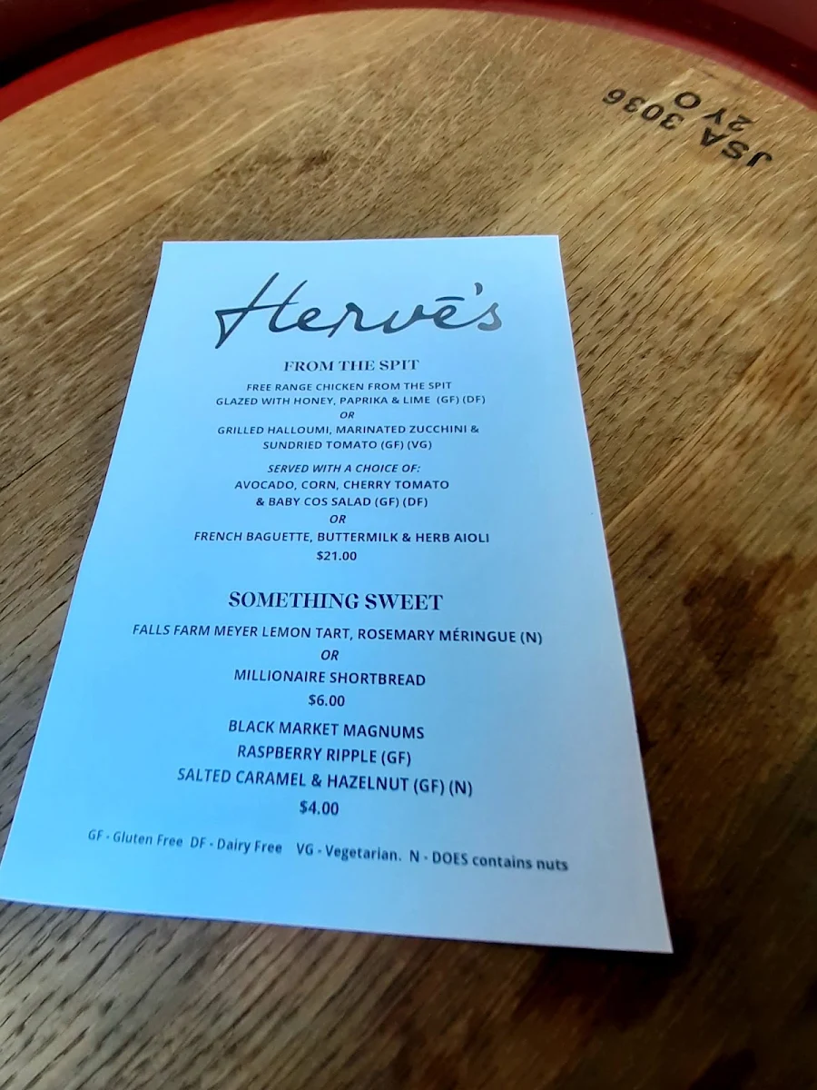 Menu, Collingwood Black Espresso & Bar