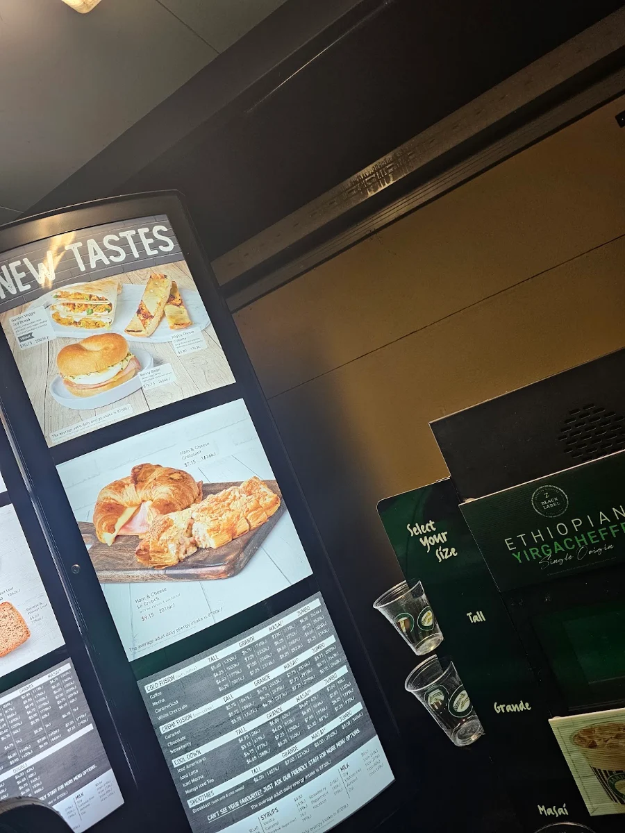Menu, Zarraffa's Coffee Acacia Ridge