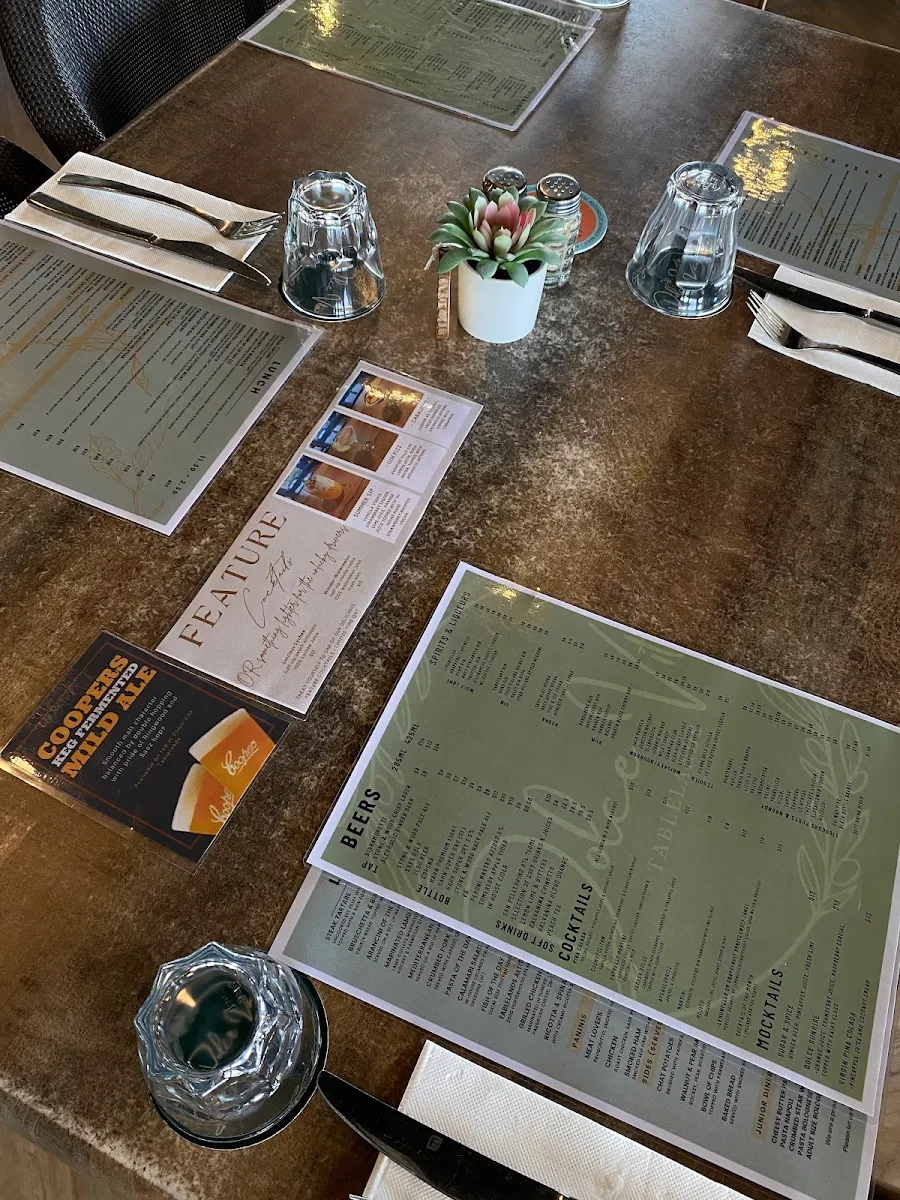 Menu, Dolce vita Tablelands