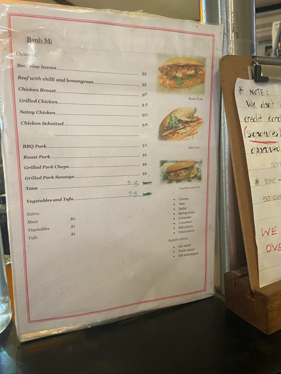 Menu, Love PHO