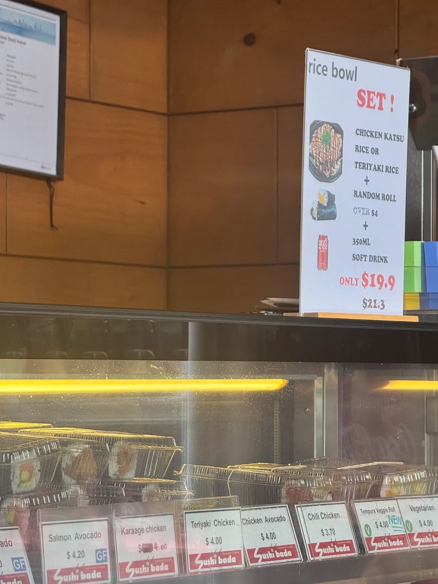 Menu, Sushi Bada