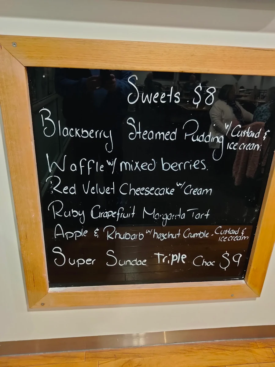 Menu, The Club Hotel