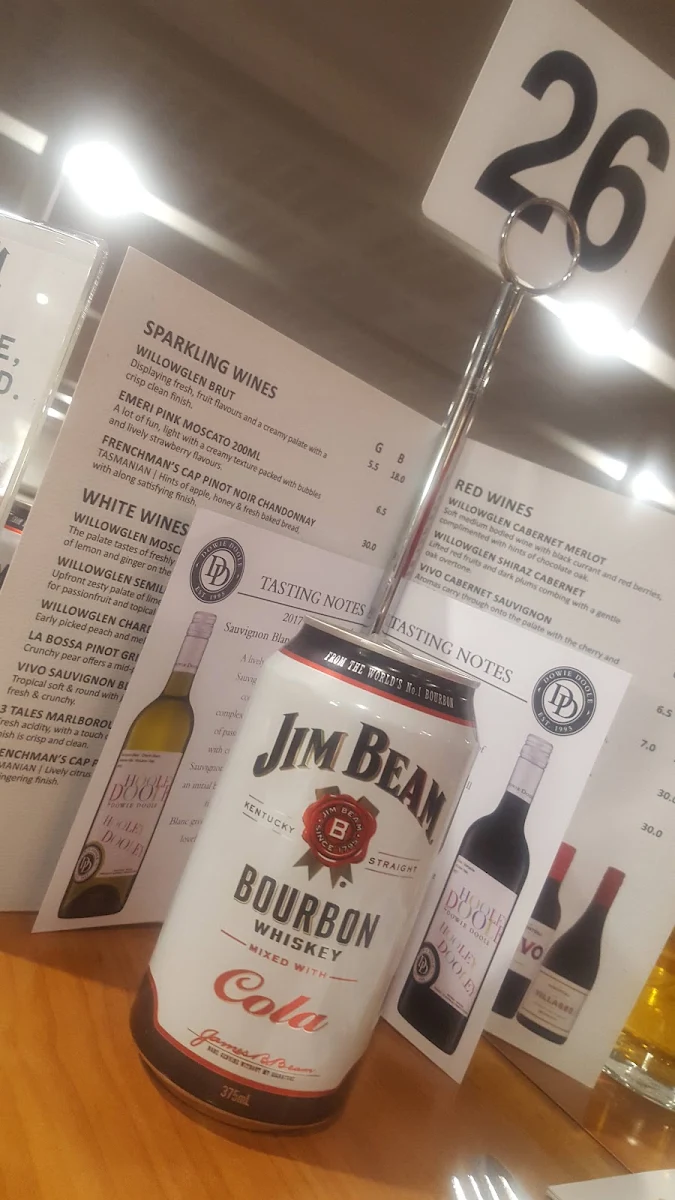 Menu, The Club Hotel