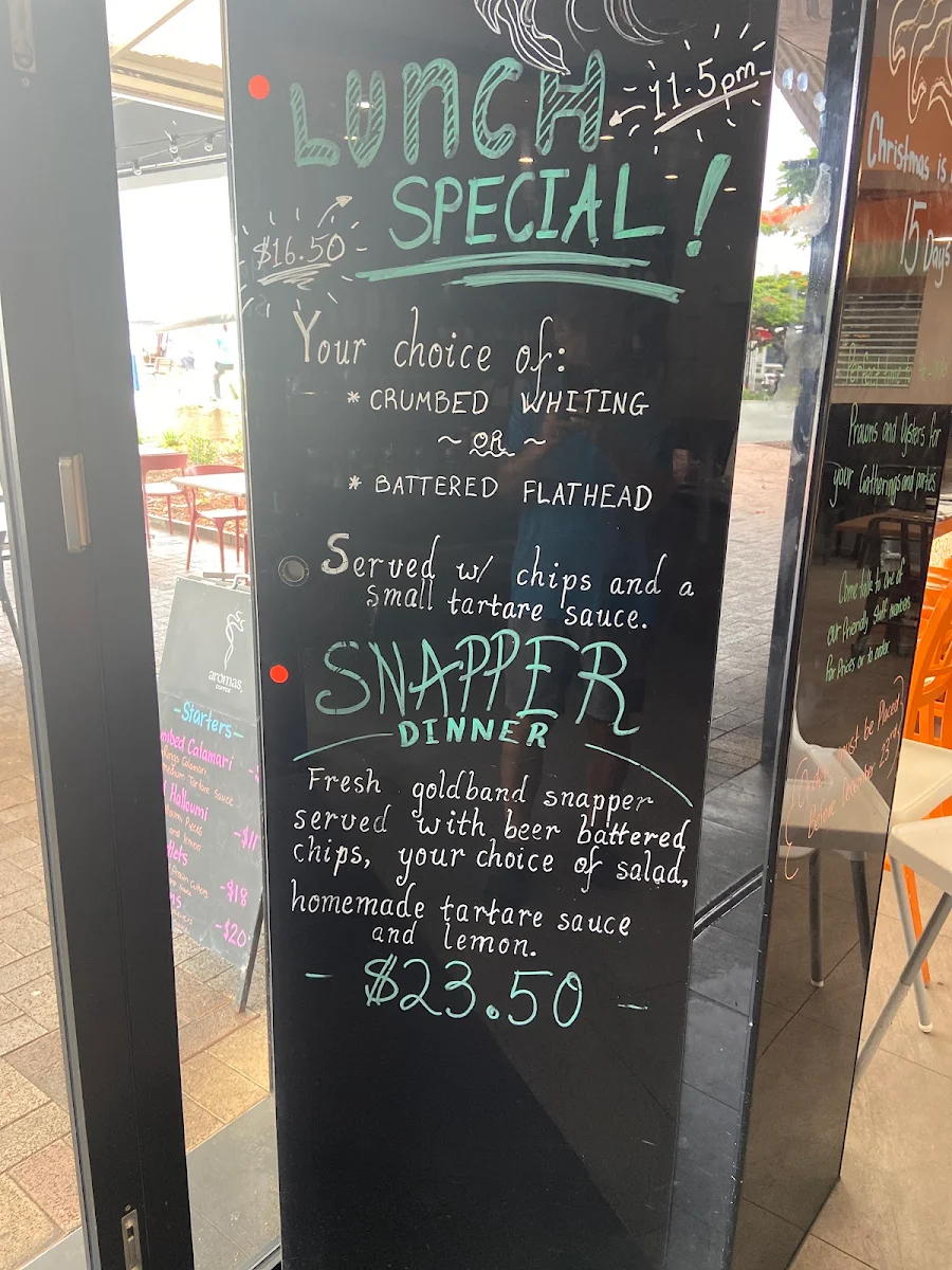 Menu, Fish on Fire