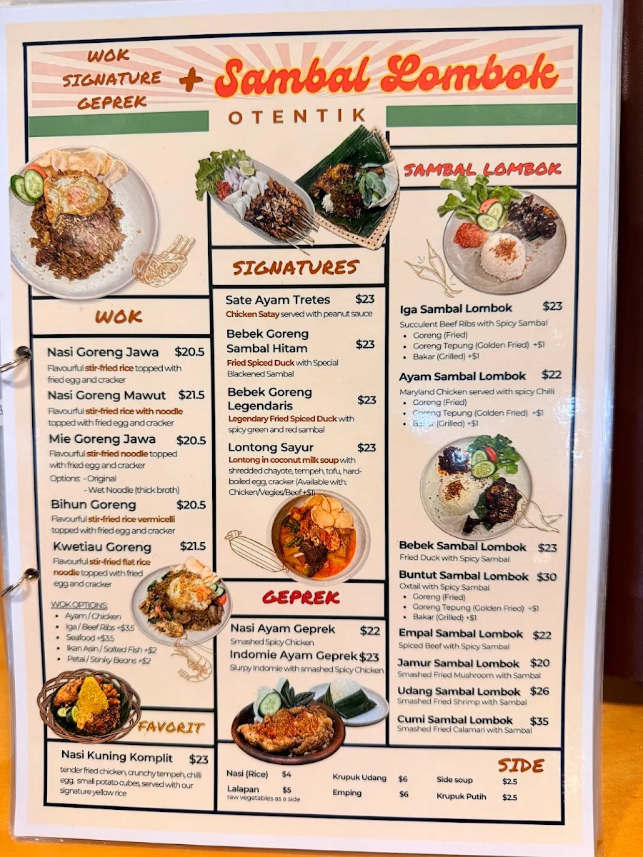 Menu photo 1