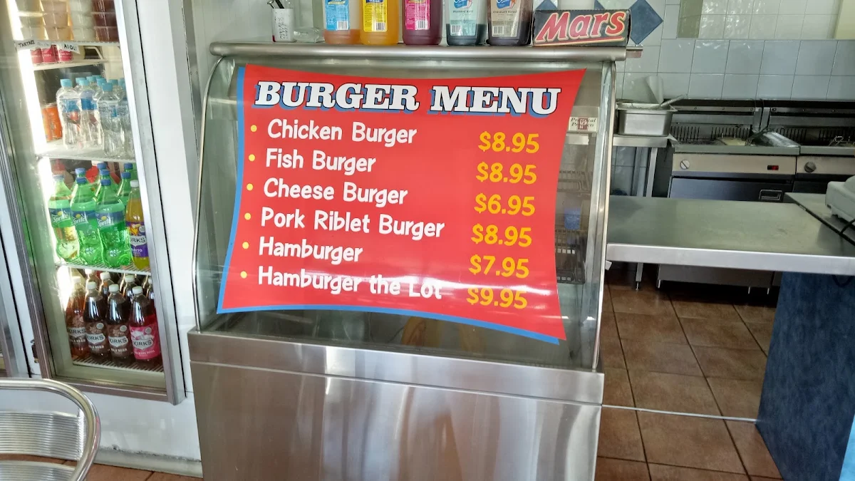 Menu, Mindarie Keys Fish & Chips
