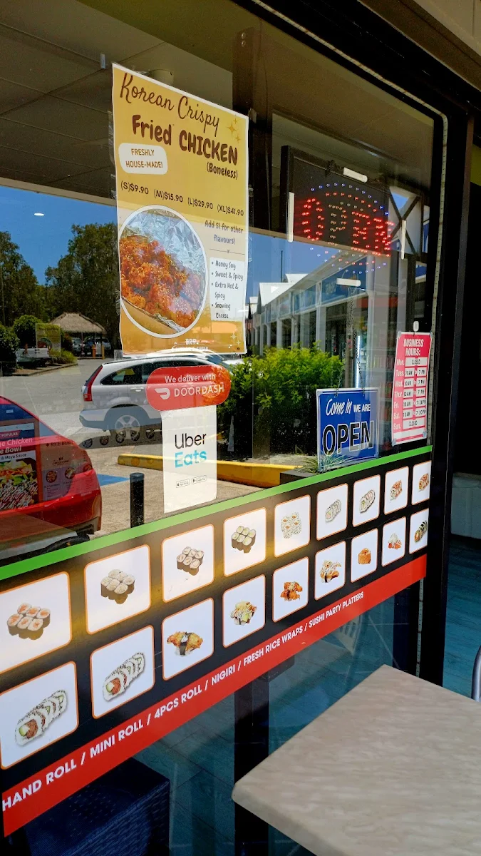 Menu, Bro Chicken & Sushi
