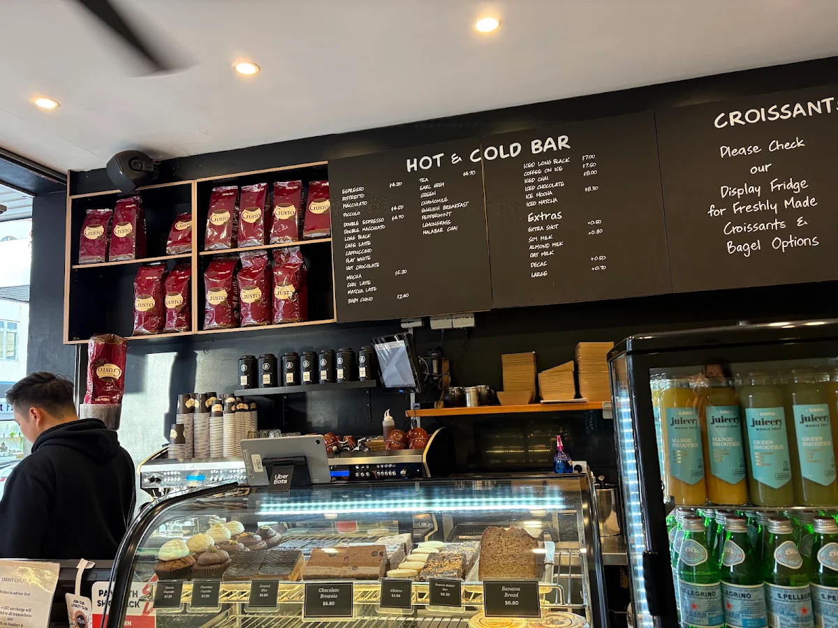 Menu, Gusto Espresso Bar