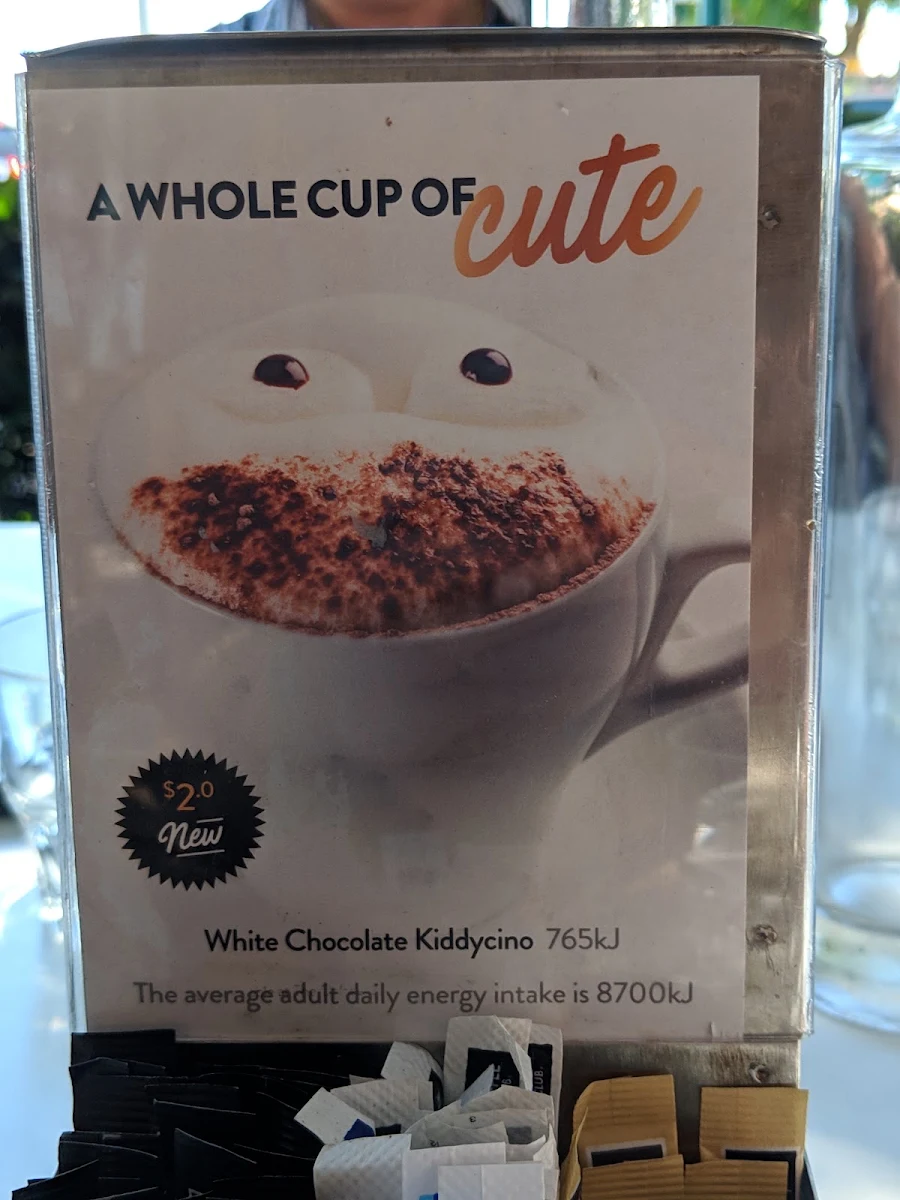 Menu, The Coffee Club Café - The Strand Townsville