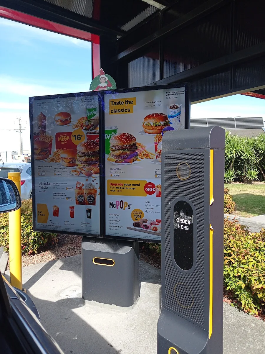 Menu, McDonald's-Cranbourne