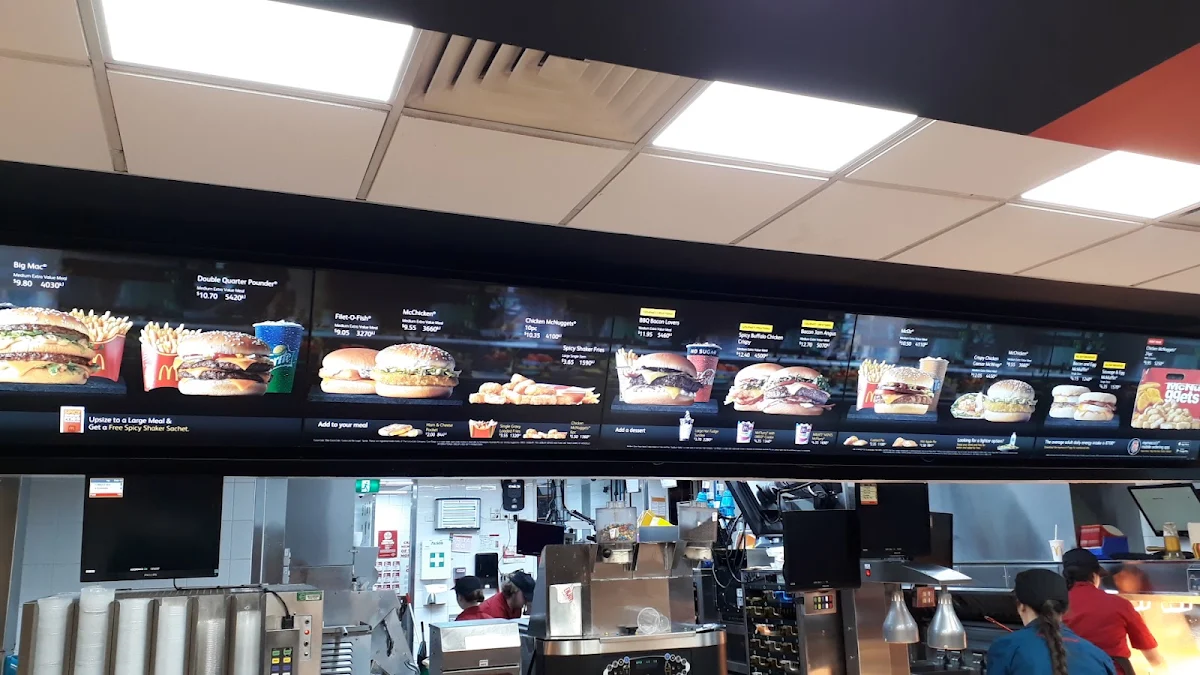 Menu, McDonald's-Cranbourne