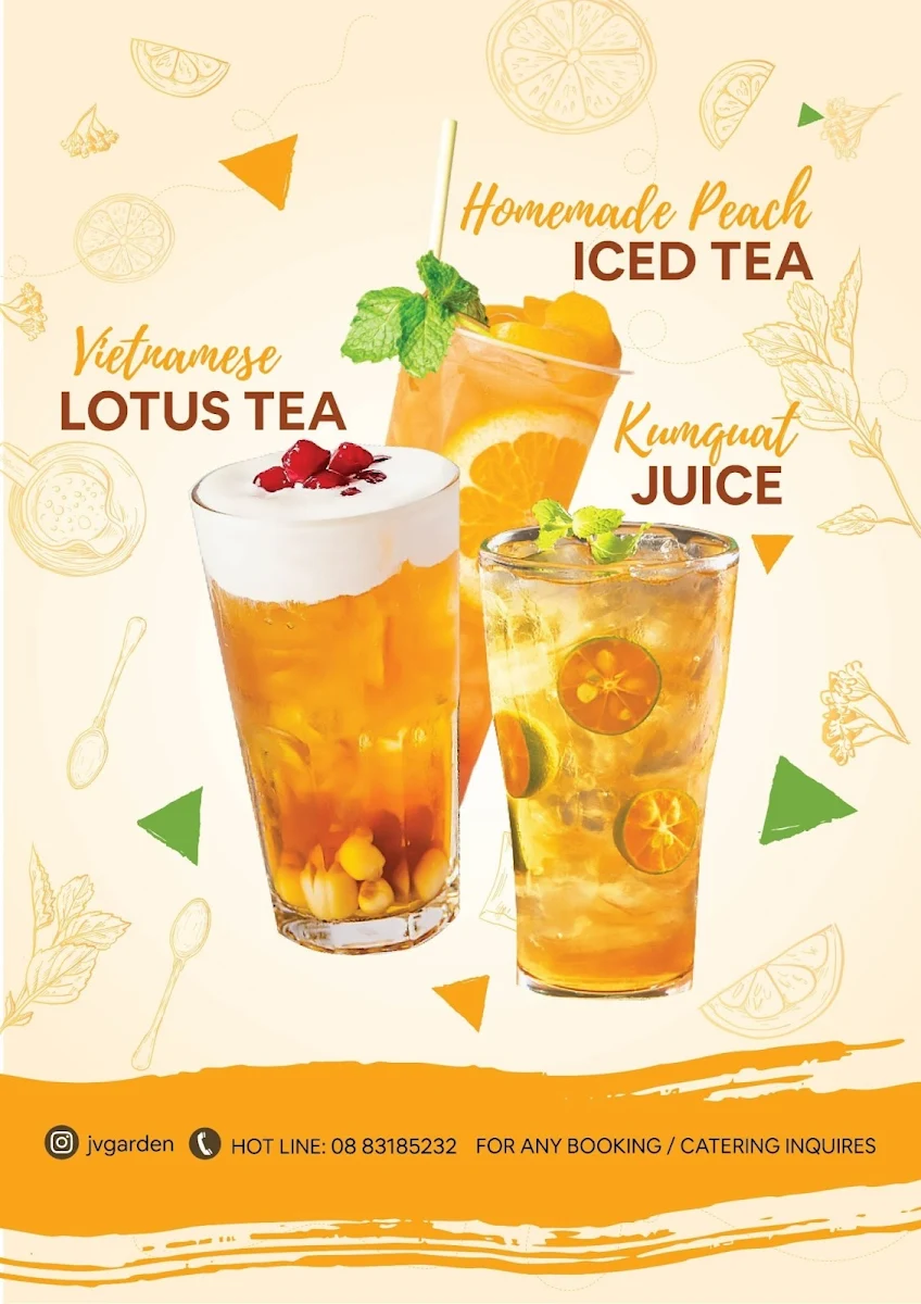 Menu, JV Garden