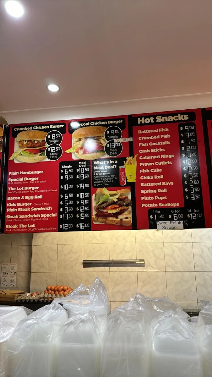 Menu, Springwood Charcoal Chicken Spot
